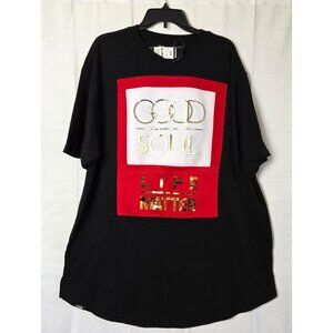 NEW Good Soul Plus Size Gender Neutral T-Shirt Black 3XL Unisex Faith Tee